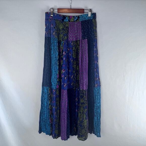 Sage Harbor Dresses & Skirts - Sage Harbor Women's Patchwork Boho Western Multicolor Maxi Skirts Size Small